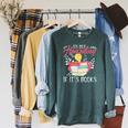 Its Not Hoarding If Its Books Hoarder Bookish Book Lovers Raglan Sleeve Sweatshirt Heather Blue Lagoon