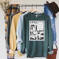 Jack And The Beanstalk 1900 Book Cover Raglan Sleeve Sweatshirt Heather Blue Lagoon