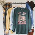 Just A Girl Who Loves Horses And Books Reading Animal Horse Raglan Sleeve Sweatshirt Heather Blue Lagoon Just A Girl Who Loves Horses And Books Reading Animal Horse Raglan Sleeve Sweatshirt Heather Blue Lagoon