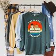 Kids Preschool Graduate Sloth Graduation Cap Sleeping On Books Raglan Sleeve Sweatshirt Heather Blue Lagoon Kids Preschool Graduate Sloth Graduation Cap Sleeping On Books Raglan Sleeve Sweatshirt Heather Blue Lagoon