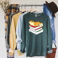 Leopard Gecko Sleeping Books Reading Geckos Raglan Sleeve Sweatshirt Heather Blue Lagoon Leopard Gecko Sleeping Books Reading Geckos Raglan Sleeve Sweatshirt Heather Blue Lagoon