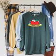 Librarian Library Assistant Libraries Rock Book Lover Raglan Sleeve Sweatshirt Heather Blue Lagoon