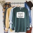 Live Your LIfe So That If It Were A Book Florida Would Ban Raglan Sleeve Sweatshirt Heather Blue Lagoon