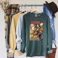 Marvel Captain Marvel Versus Rogue Revenge Comic Book Cover Raglan Sleeve Sweatshirt Heather Blue Lagoon Marvel Captain Marvel Versus Rogue Revenge Comic Book Cover Raglan Sleeve Sweatshirt Heather Blue Lagoon