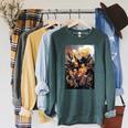 Marvel Comixology Avengers Issue 1 Of 10 Comic Book Cover Raglan Sleeve Sweatshirt Heather Blue Lagoon