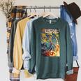 Marvel Comixology Captain Marvel She-Hulk Comic Book Cover Raglan Sleeve Sweatshirt Heather Blue Lagoon