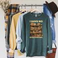 I Have No Shelf Control Book Lover Day Reading Books Library Raglan Sleeve Sweatshirt Heather Blue Lagoon