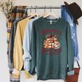 North Pole Book Club Raglan Sleeve Sweatshirt Heather Blue Lagoon
