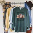 Proud Introverted Book Club Anti Social Reader Pet Cat Raglan Sleeve Sweatshirt Heather Blue Lagoon