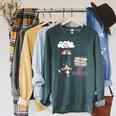 Rain Drops Rainy Days Umbrella Good Books Cute Cat Cuddles For Men Women Raglan Sleeve Sweatshirt Heather Blue Lagoon Rain Drops Rainy Days Umbrella Good Books Cute Cat Cuddles For Men Women Raglan Sleeve Sweatshirt Heather Blue Lagoon