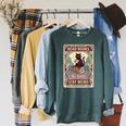 Read Books Be Kind Stay Weird Cat Tarot Card Coffee Reading Raglan Sleeve Sweatshirt Heather Blue Lagoon
