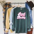 Read To Me Daddy Cute Book Lover Raglan Sleeve Sweatshirt Heather Blue Lagoon Read To Me Daddy Cute Book Lover Raglan Sleeve Sweatshirt Heather Blue Lagoon