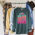 I Read Past My Bedtime Book Lover Bookworm Raglan Sleeve Sweatshirt Heather Blue Lagoon