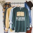 Reading Fundamental Books Lover Bookworm Reader Literature Raglan Sleeve Sweatshirt Heather Blue Lagoon Reading Fundamental Books Lover Bookworm Reader Literature Raglan Sleeve Sweatshirt Heather Blue Lagoon