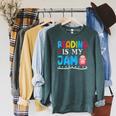 Reading Is My Jam I Love To Read Books Boy Girl Raglan Sleeve Sweatshirt Heather Blue Lagoon Reading Is My Jam I Love To Read Books Boy Girl Raglan Sleeve Sweatshirt Heather Blue Lagoon