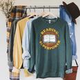 Reading Is My Superpower Book Nerd Bookworm Raglan Sleeve Sweatshirt Heather Blue Lagoon Reading Is My Superpower Book Nerd Bookworm Raglan Sleeve Sweatshirt Heather Blue Lagoon