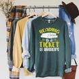 Reading Is A Ticket To Adventure Bookworm Book Reading Raglan Sleeve Sweatshirt Heather Blue Lagoon Reading Is A Ticket To Adventure Bookworm Book Reading Raglan Sleeve Sweatshirt Heather Blue Lagoon