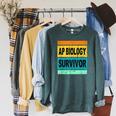 Retro AP Biology Shirt AP Biology Survivor Prep Book Study Raglan Sleeve Sweatshirt Heather Blue Lagoon Retro AP Biology Shirt AP Biology Survivor Prep Book Study Raglan Sleeve Sweatshirt Heather Blue Lagoon