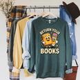 Return Your Books School Librarian Raglan Sleeve Sweatshirt Heather Blue Lagoon Return Your Books School Librarian Raglan Sleeve Sweatshirt Heather Blue Lagoon