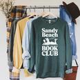 Sandy Beach Book Club Anti-Social Raglan Sleeve Sweatshirt Heather Blue Lagoon Sandy Beach Book Club Anti-Social Raglan Sleeve Sweatshirt Heather Blue Lagoon