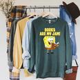 SpongeBob Loves Reading Books Are My Jam Raglan Baseball Tee Raglan Sleeve Sweatshirt Heather Blue Lagoon