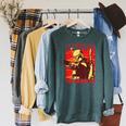 Star Wars The Book Of Boba Fett The Legend Lives Poster V-2 Raglan Sleeve Sweatshirt Heather Blue Lagoon