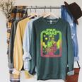 Star Wars The Book Of Boba Fett Retro Poster Raglan Sleeve Sweatshirt Heather Blue Lagoon