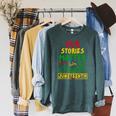 Our Stories Matter Juneteenth 1865 History Women's Reading Raglan Sleeve Sweatshirt Heather Blue Lagoon