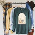 Tale As Old As Time Rose Candle And Book Raglan Sleeve Sweatshirt Heather Blue Lagoon