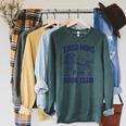 Tired Moms Book Club Coffee Chaos And Chapters Reader Premium Tri-Blend Raglan Sleeve Sweatshirt Heather Blue Lagoon Tired Moms Book Club Coffee Chaos And Chapters Reader Premium Tri-Blend Raglan Sleeve Sweatshirt Heather Blue Lagoon