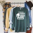 Never Underestimate Power Of Girl With Book Feminist Cute Raglan Sleeve Sweatshirt Heather Blue Lagoon