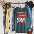 Wait Until You Hire A Stupid One Book Lover Author Raglan Sleeve Sweatshirt Heather Blue Lagoon