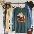 Wise Fox Reading A Book In Glasses Raglan Sleeve Sweatshirt Heather Blue Lagoon Wise Fox Reading A Book In Glasses Raglan Sleeve Sweatshirt Heather Blue Lagoon