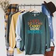 Women's I Lift So I Can Carry More Books Reading Lovers Workout Raglan Sleeve Sweatshirt Heather Blue Lagoon