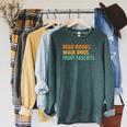 Women's Read Books Walk Dogs Fight Fascists Raglan Sleeve Sweatshirt Heather Blue Lagoon Women's Read Books Walk Dogs Fight Fascists Raglan Sleeve Sweatshirt Heather Blue Lagoon