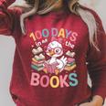 100 Days In The Books Goose Reading 100th Day Of School Raglan Sleeve Sweatshirt Heather Dust 100 Days In The Books Goose Reading 100th Day Of School Raglan Sleeve Sweatshirt Heather Dust