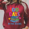 100 Days In The Books School Celebration Raglan Sleeve Sweatshirt Heather Dust