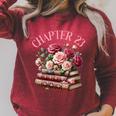 23rd Birthday Chapter 23 Birthday Shirt Women Book Lover Premium Tri-Blend Raglan Sleeve Sweatshirt Heather Dust