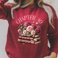 40th Birthday Chapter 40 Birthday Shirt Women Book Lover Raglan Sleeve Sweatshirt Heather Dust 40th Birthday Chapter 40 Birthday Shirt Women Book Lover Raglan Sleeve Sweatshirt Heather Dust