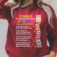5 Things Should Know About This Woman Bookaholic Book Lover Raglan Sleeve Sweatshirt Heather Dust 5 Things Should Know About This Woman Bookaholic Book Lover Raglan Sleeve Sweatshirt Heather Dust