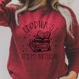 57th Birthday Women Book Lovers Chapter 57 Its My Birthday Raglan Sleeve Sweatshirt Heather Dust
