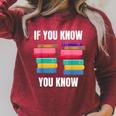 67 Reading Books 6 7 If You Know Six Seven Raglan Sleeve Sweatshirt Heather Dust