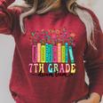 7Th Grade Dream Team Book Wildflower First Day Of School Performance Raglan Sleeve Sweatshirt Heather Dust 7Th Grade Dream Team Book Wildflower First Day Of School Performance Raglan Sleeve Sweatshirt Heather Dust
