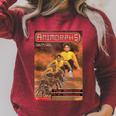 Animorphs The Android Tarantula Transformation Book Cover Raglan Sleeve Sweatshirt Heather Dust