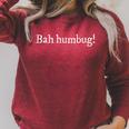 Anti Christmas But Love Books A Bah Humbug Or Scrooge Raglan Sleeve Sweatshirt Heather Dust