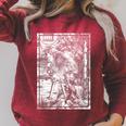 Apocalypse St John Devours The Book 1498 DüRer Angels Raglan Sleeve Sweatshirt Heather Dust