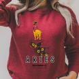 Aries Matchbook Company Raglan Sleeve Sweatshirt Heather Dust