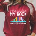 Ask About My Book Published Author Journalist Scriptwriter Raglan Sleeve Sweatshirt Heather Dust Ask About My Book Published Author Journalist Scriptwriter Raglan Sleeve Sweatshirt Heather Dust