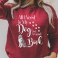 Australian Shepherd Dog Book Reading Love Mini Aussie Men Women Kids Raglan Sleeve Sweatshirt Heather Dust Australian Shepherd Dog Book Reading Love Mini Aussie Men Women Kids Raglan Sleeve Sweatshirt Heather Dust