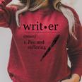 Author Book Writer Journalist Novelist Raglan Sleeve Sweatshirt Heather Dust